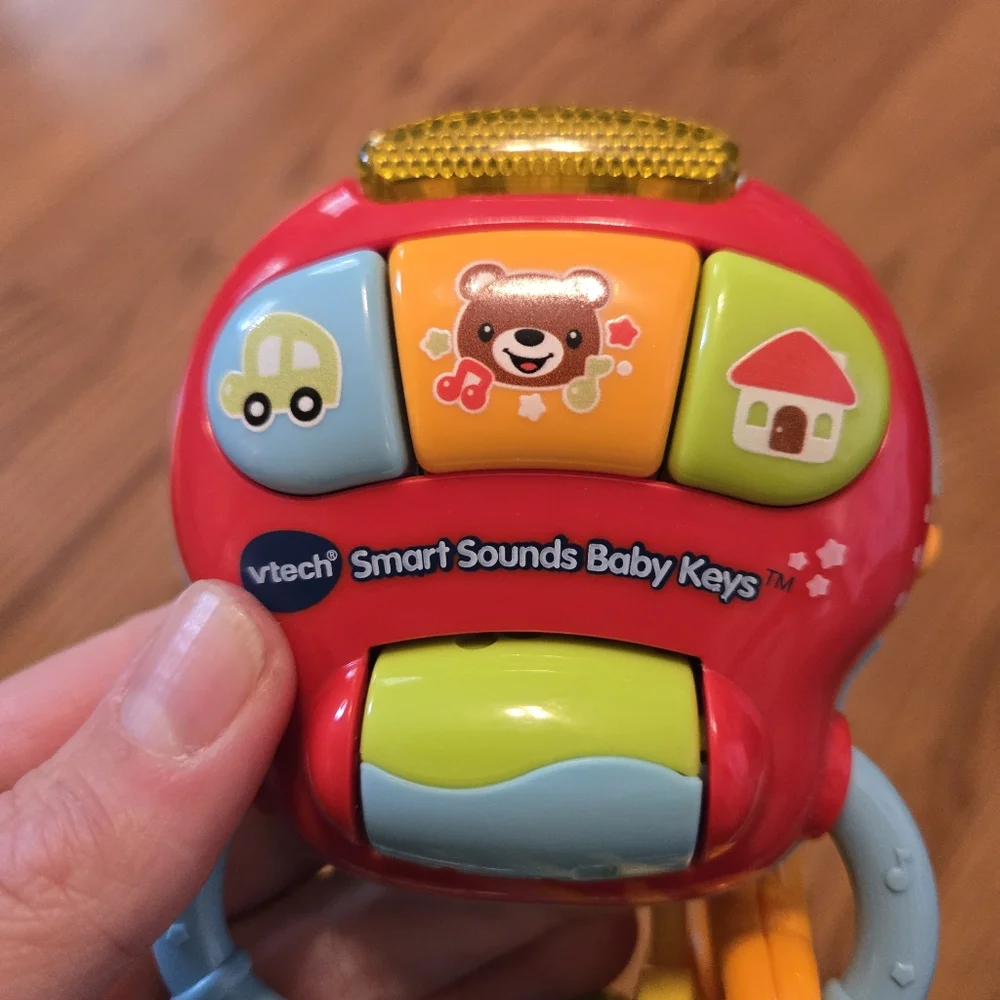 VTech Smart Sounds Baby Keys Red Blue Yellow Baby Toy Infant Toddler Kid 3-24M